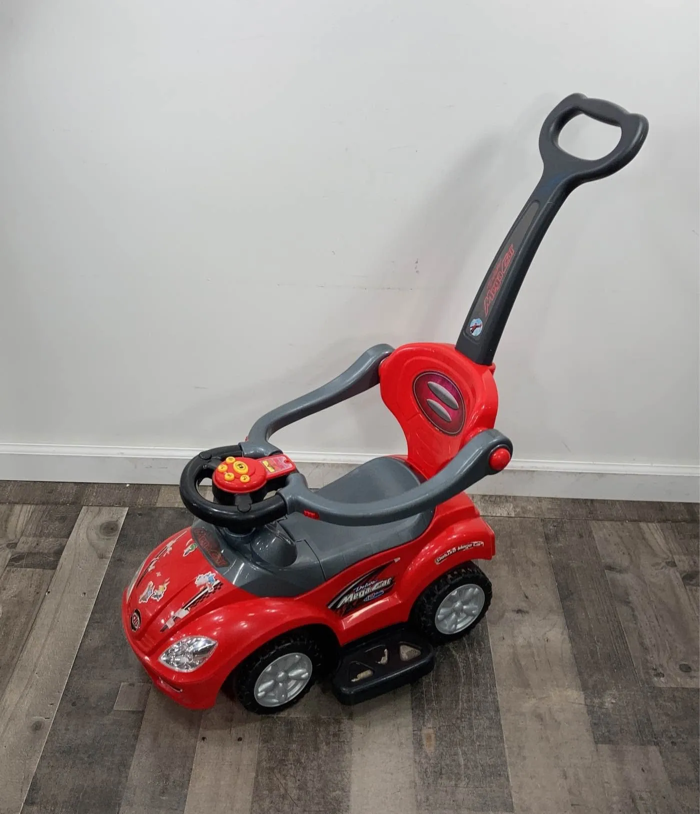 3-in-1 Deluxe Mega Push Ride on Car