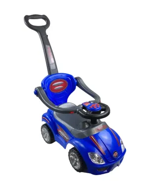 3-in-1 Deluxe Mega Push Ride on Car