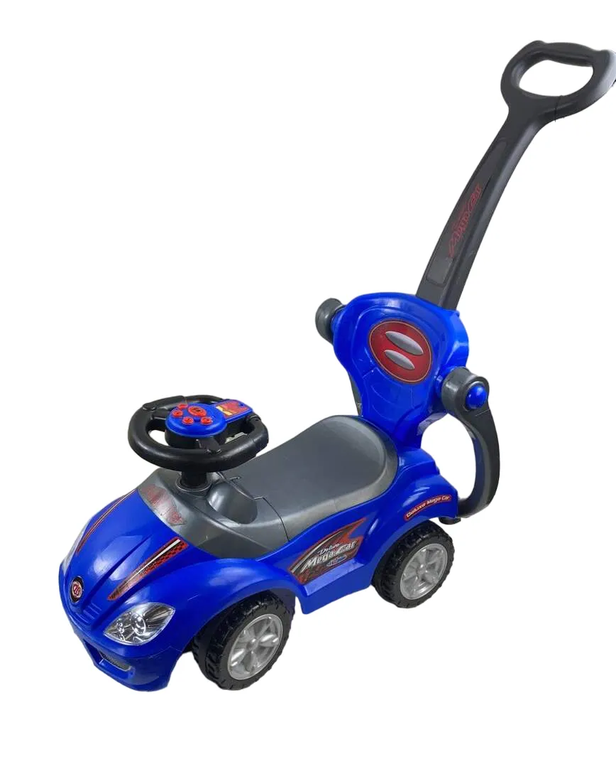 3-in-1 Deluxe Mega Push Ride on Car