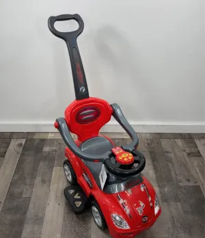 3-in-1 Deluxe Mega Push Ride on Car