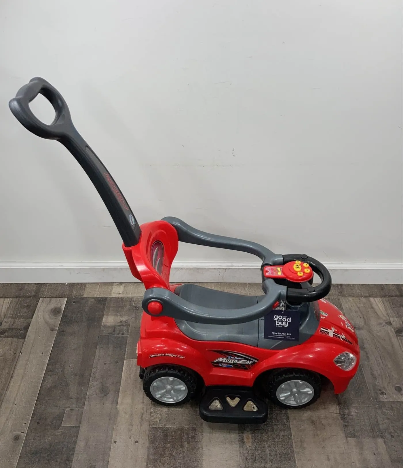 3-in-1 Deluxe Mega Push Ride on Car