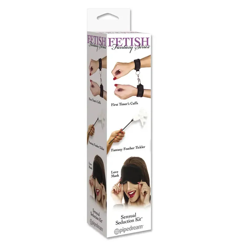 3-Piece Sensual Seduction Bondage Kit Black