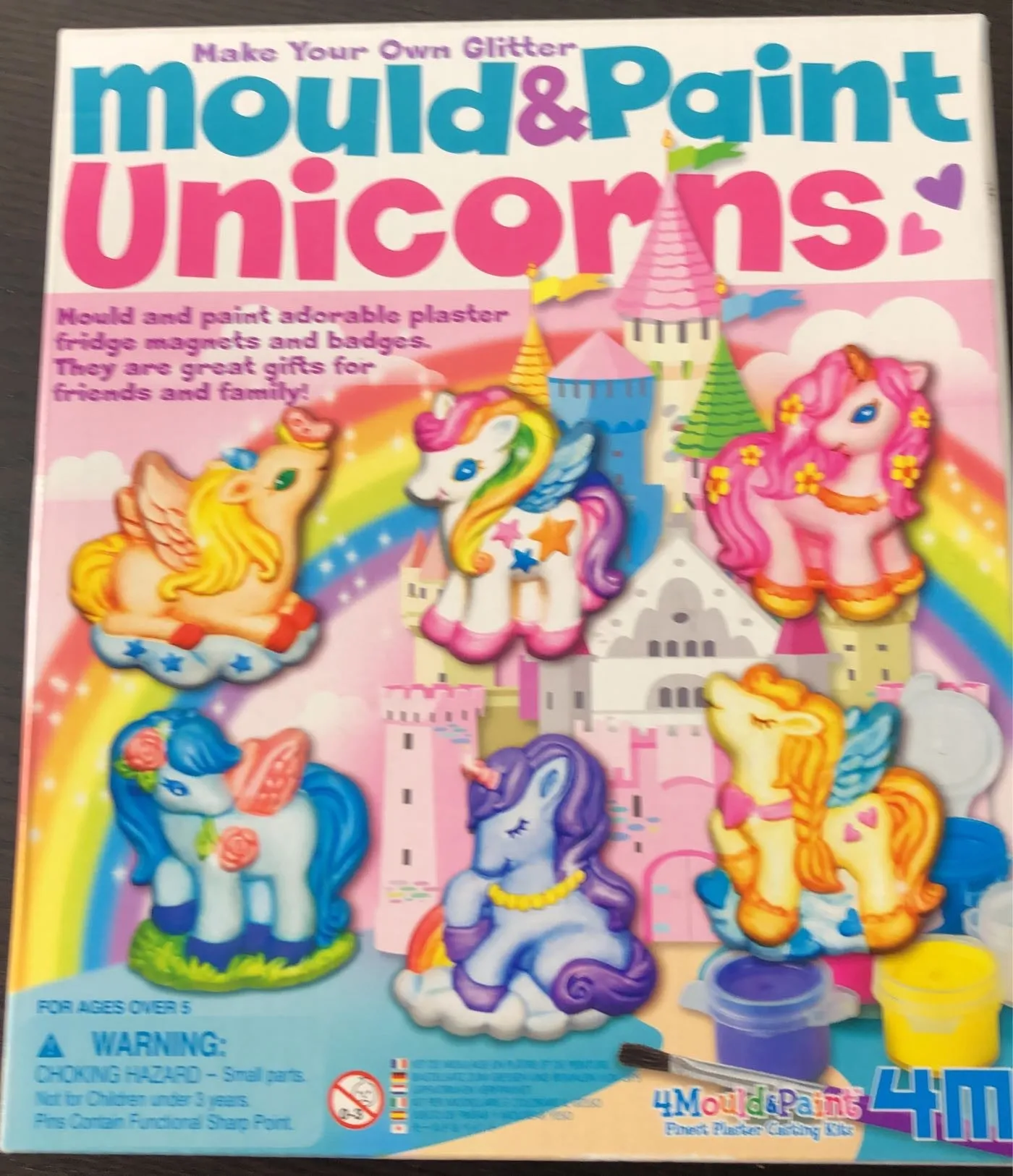 4M Mould & Paint Kit, Unicorns