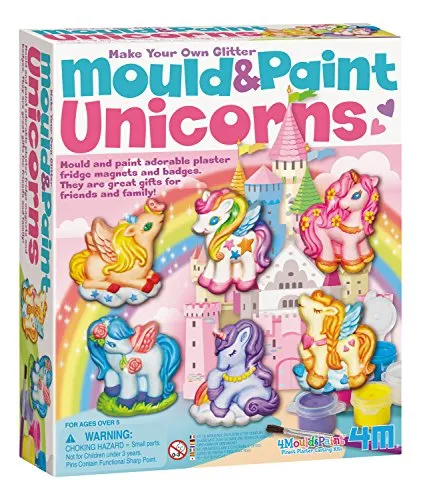 4M Mould & Paint Kit, Unicorns