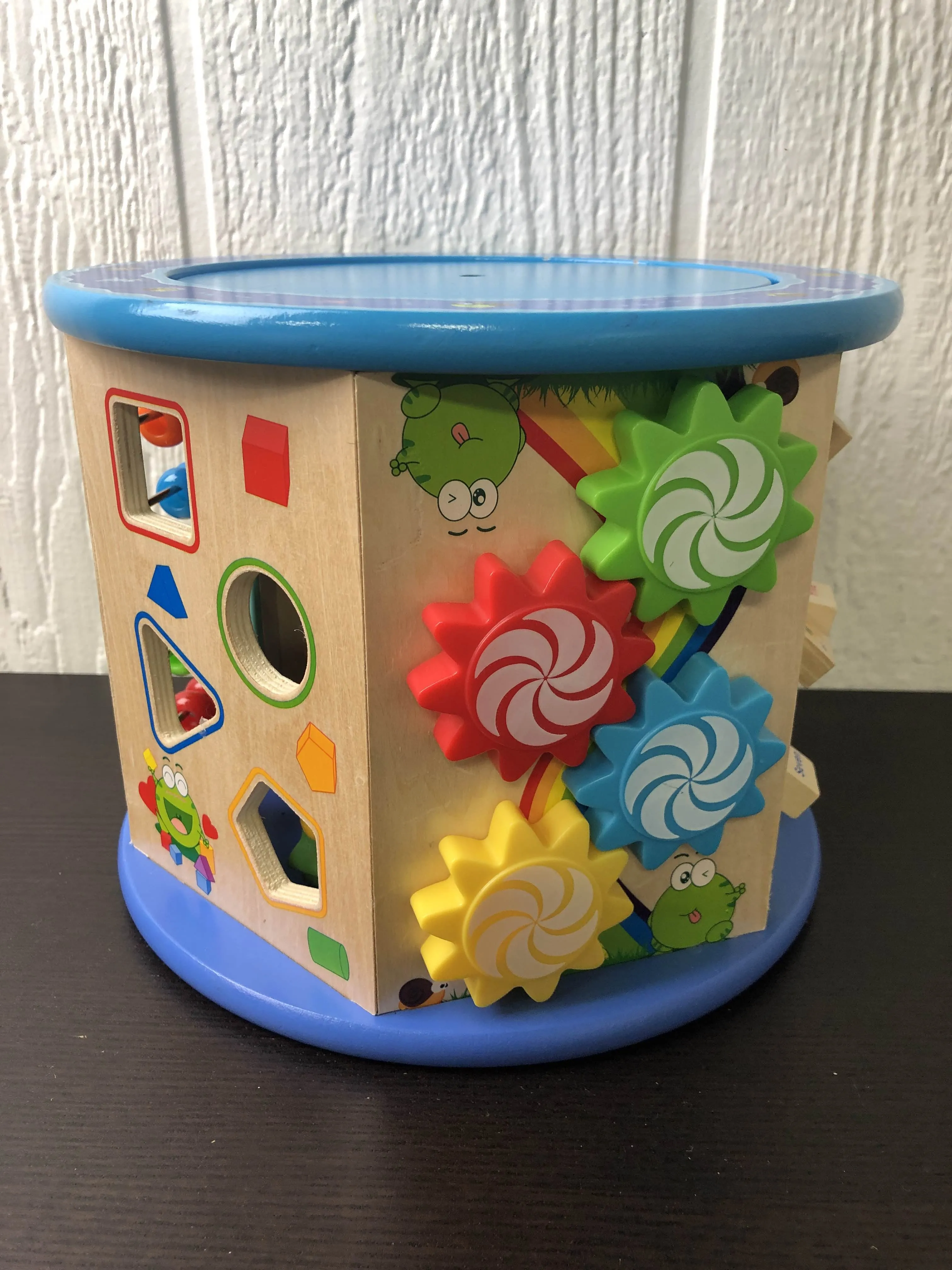 8-in-1 Wooden Activity Cube