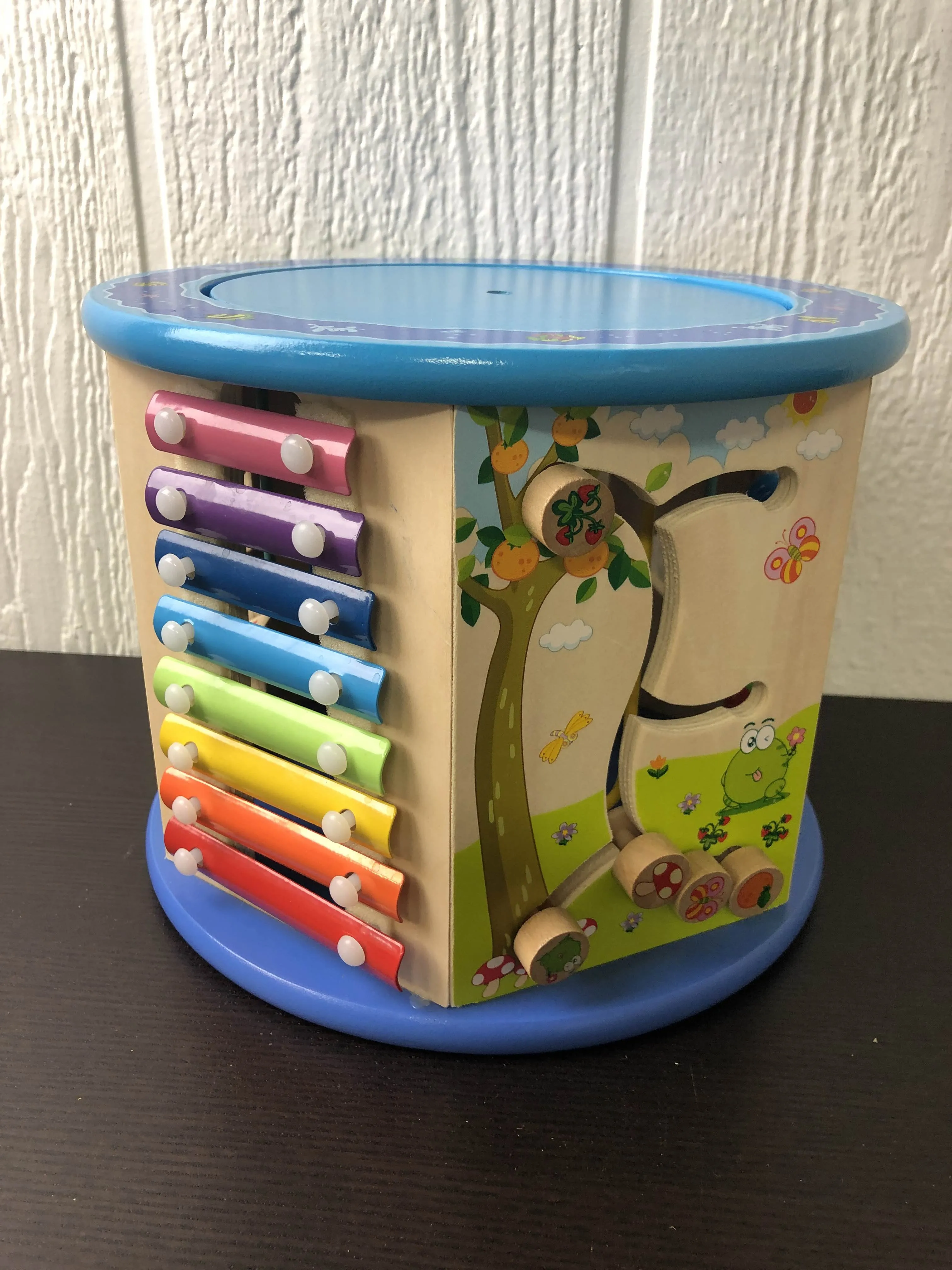 8-in-1 Wooden Activity Cube