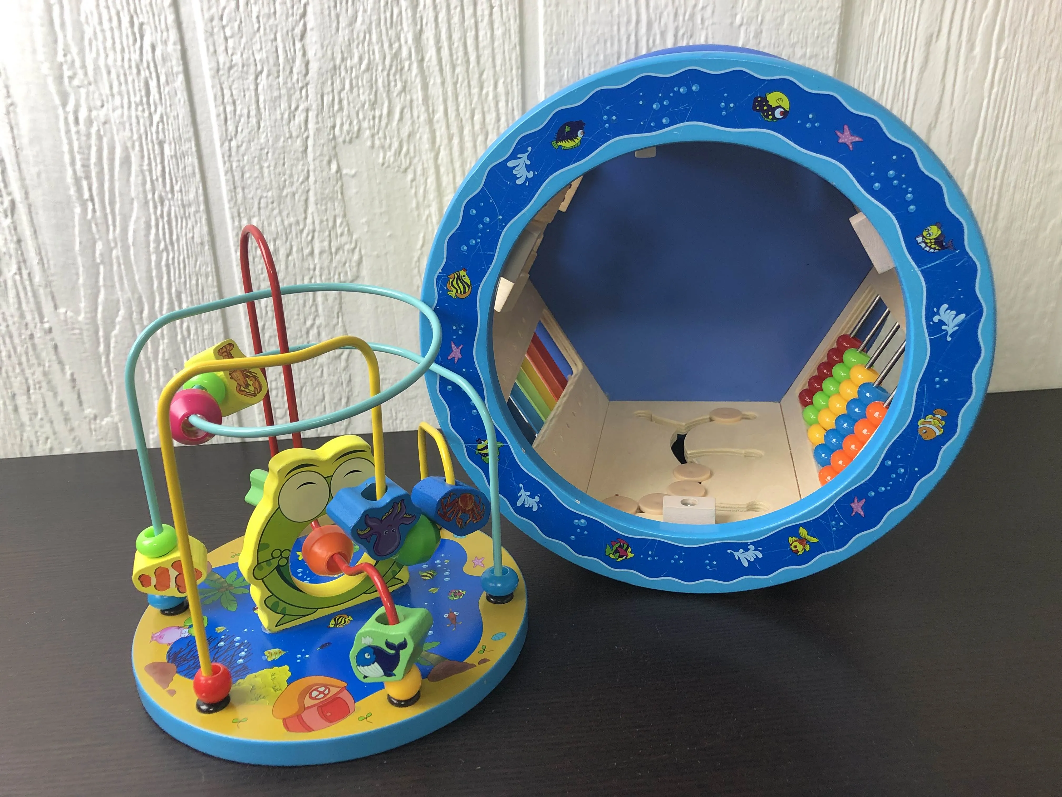 8-in-1 Wooden Activity Cube