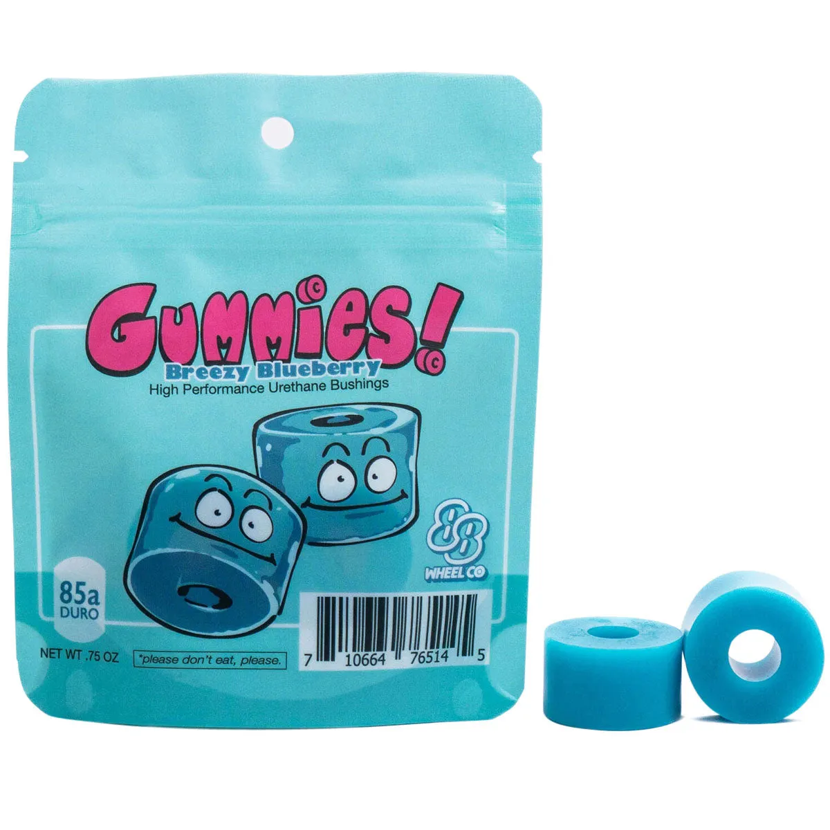 88 Wheel Co Gummies Double Barrel Soft 85a Bushings