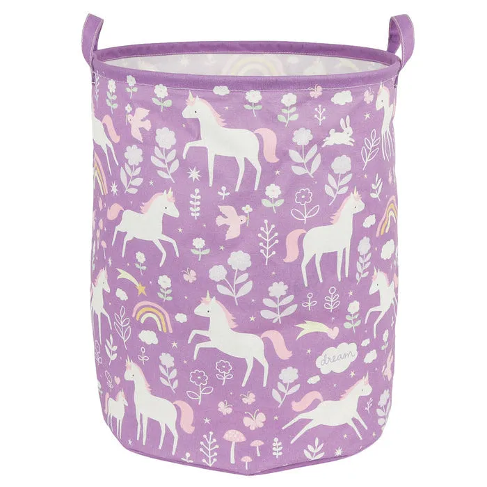 A Little Lovely Company Storage Basket: Unicorn Dreams