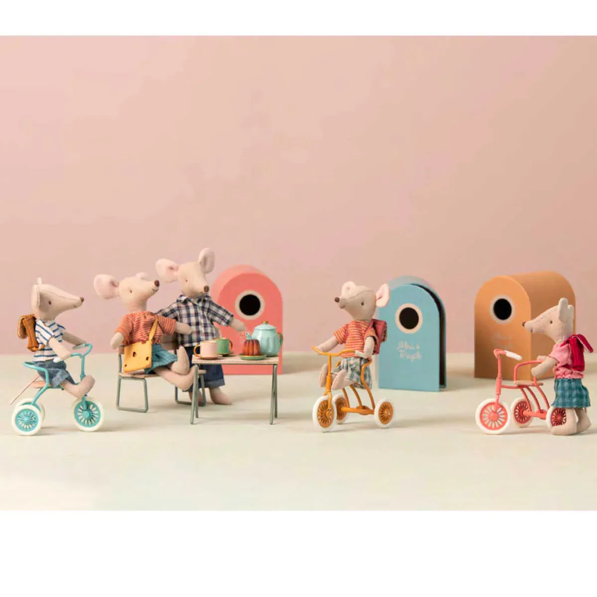 Abri a tricycle, Mouse - Coral