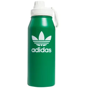 Adidas Originals Steel 1L Metal Bottle - Green/White