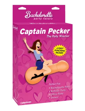Bachelorette Party Favors - Captain Pecker The Inflatable Party Pecker