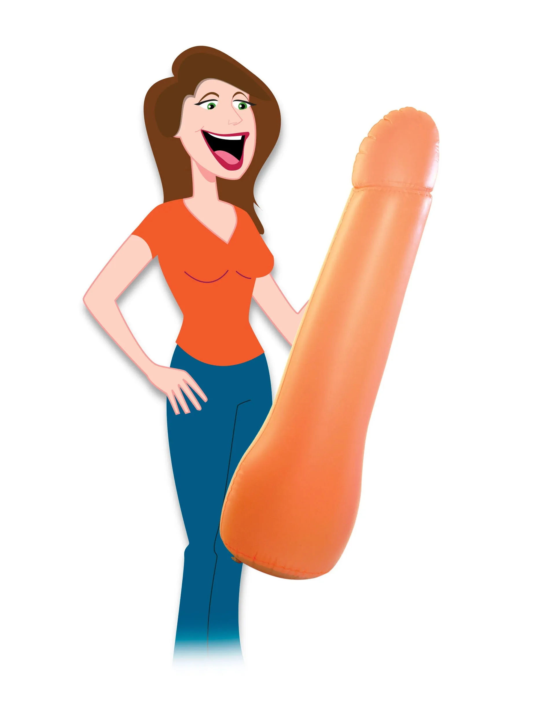 Bachelorette Party Favors - Captain Pecker The Inflatable Party Pecker