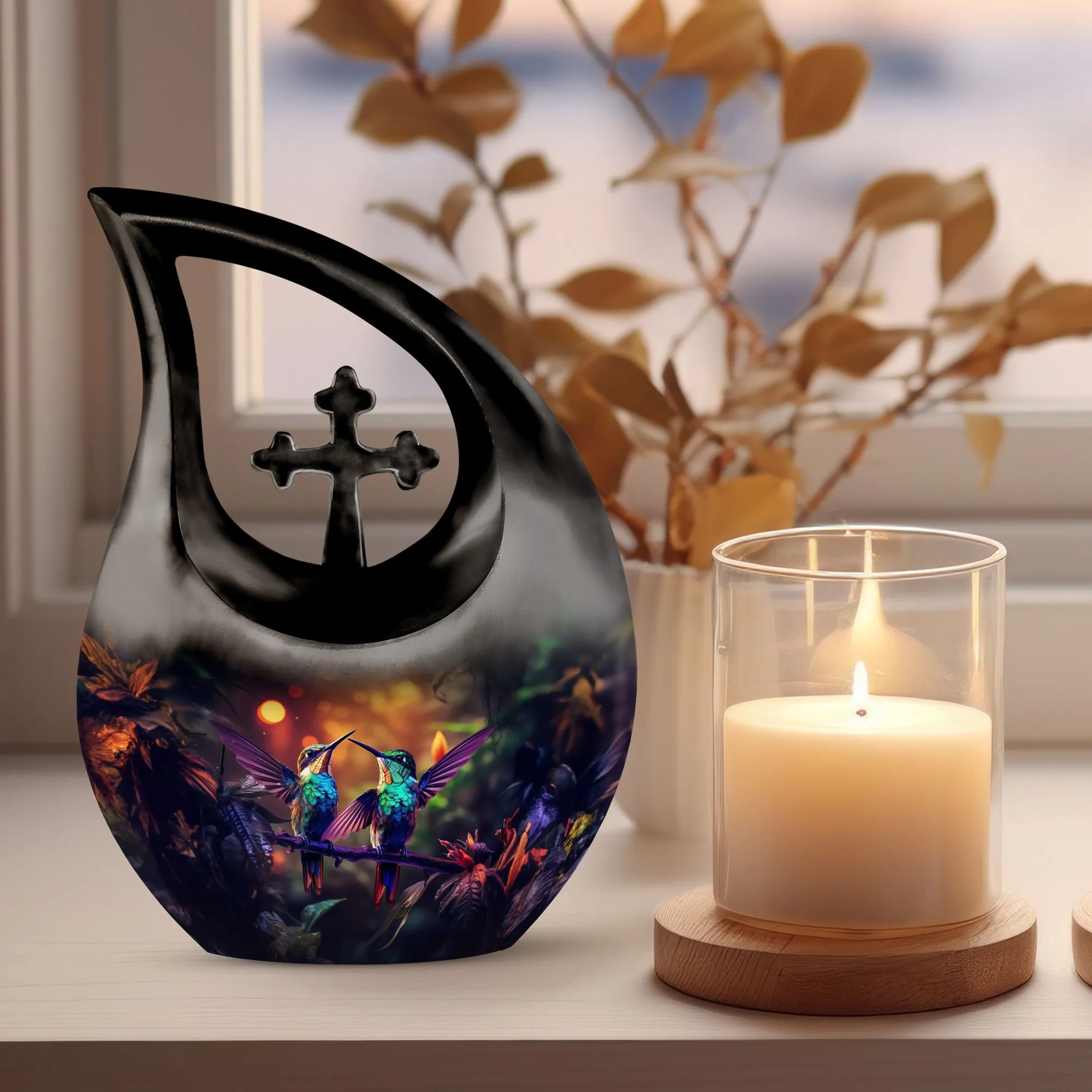 Bird urn -Themed Cremation Urn for Ashes Preservation