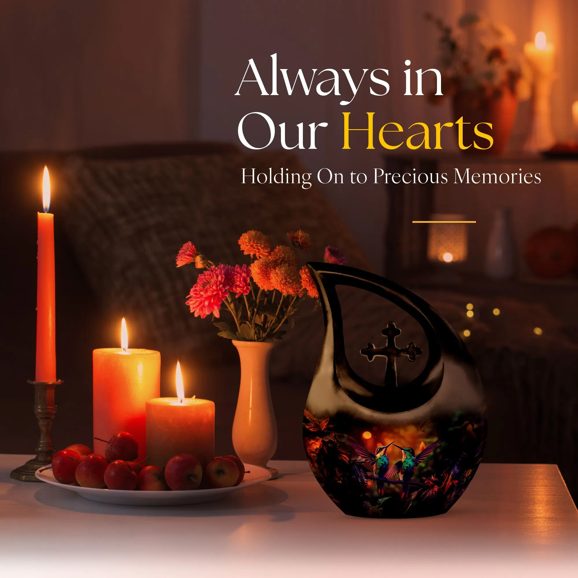 Bird urn -Themed Cremation Urn for Ashes Preservation