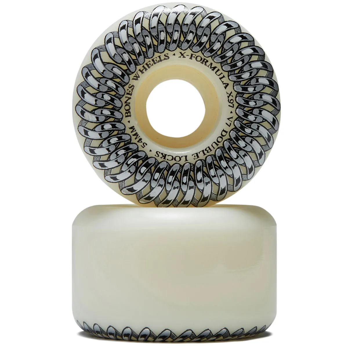 Bones X Formula Double Lock 97a V7 Skateboard Wheels - 54mm