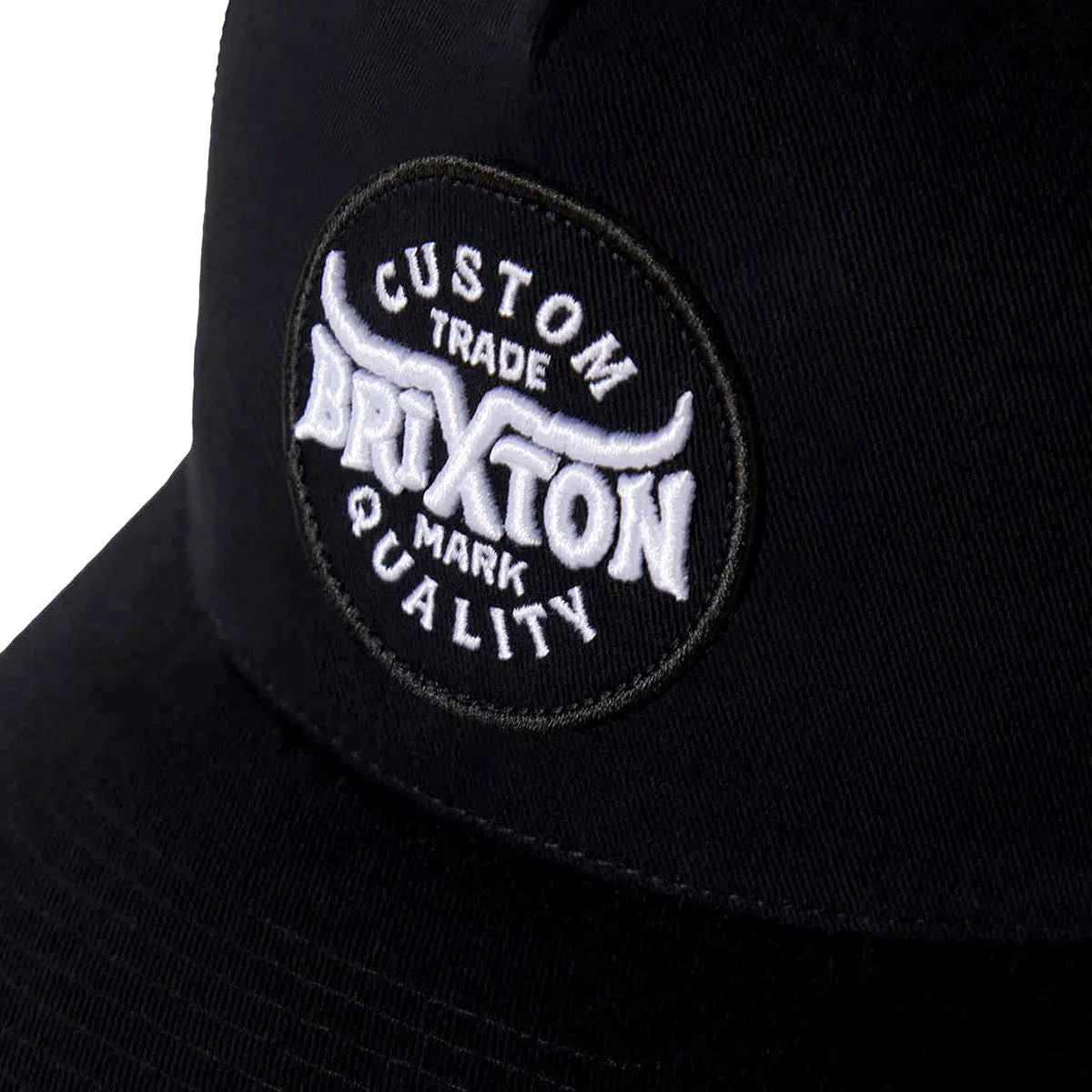Brixton Gibson C Np Mp Trucker Hat - Black/Black