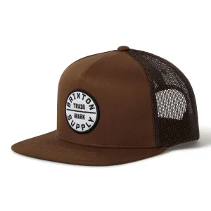 Brixton Oath Mp Trucker Hat - Pinecone Brown/Pinecone Brown