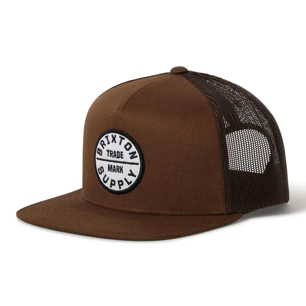 Brixton Oath Mp Trucker Hat - Pinecone Brown/Pinecone Brown