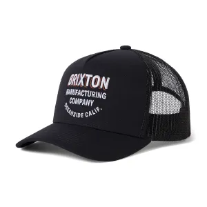 Brixton Redoubt C Np Mp Trucker Hat - Black/Black