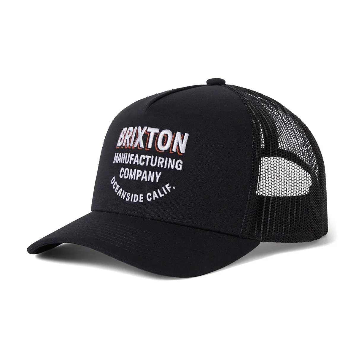 Brixton Redoubt C Np Mp Trucker Hat - Black/Black