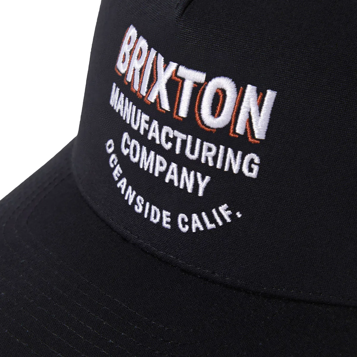 Brixton Redoubt C Np Mp Trucker Hat - Black/Black