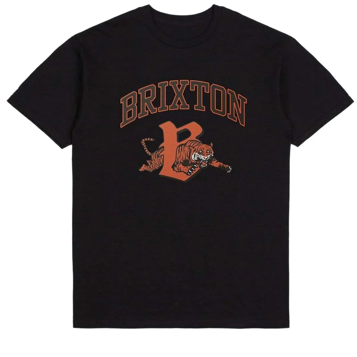 Brixton Tiger T-Shirt - Black Worn Wash