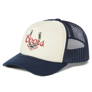 Brixton x Coors Luck Mp Trucker Hat - Washed Navy/White/Washed Navy