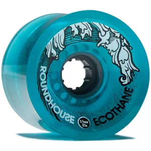 Carver Roundhouse Concave Eco Formula Longboard Wheels - Aqua - 69mm