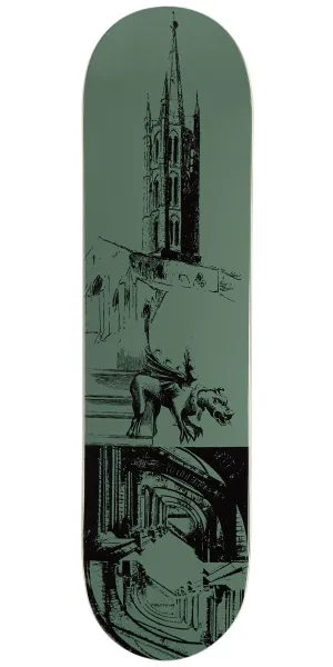 CCS Cathedral Skateboard Deck - Olive - 7.75"