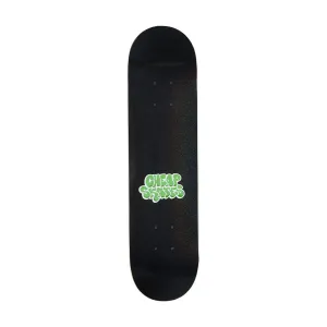 CCS Cheap Skates Tag Glitter Mini Skateboard Deck - Black - 7.25"