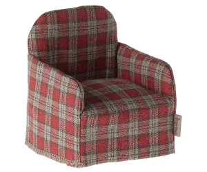 Chair, Mouse - Red checker