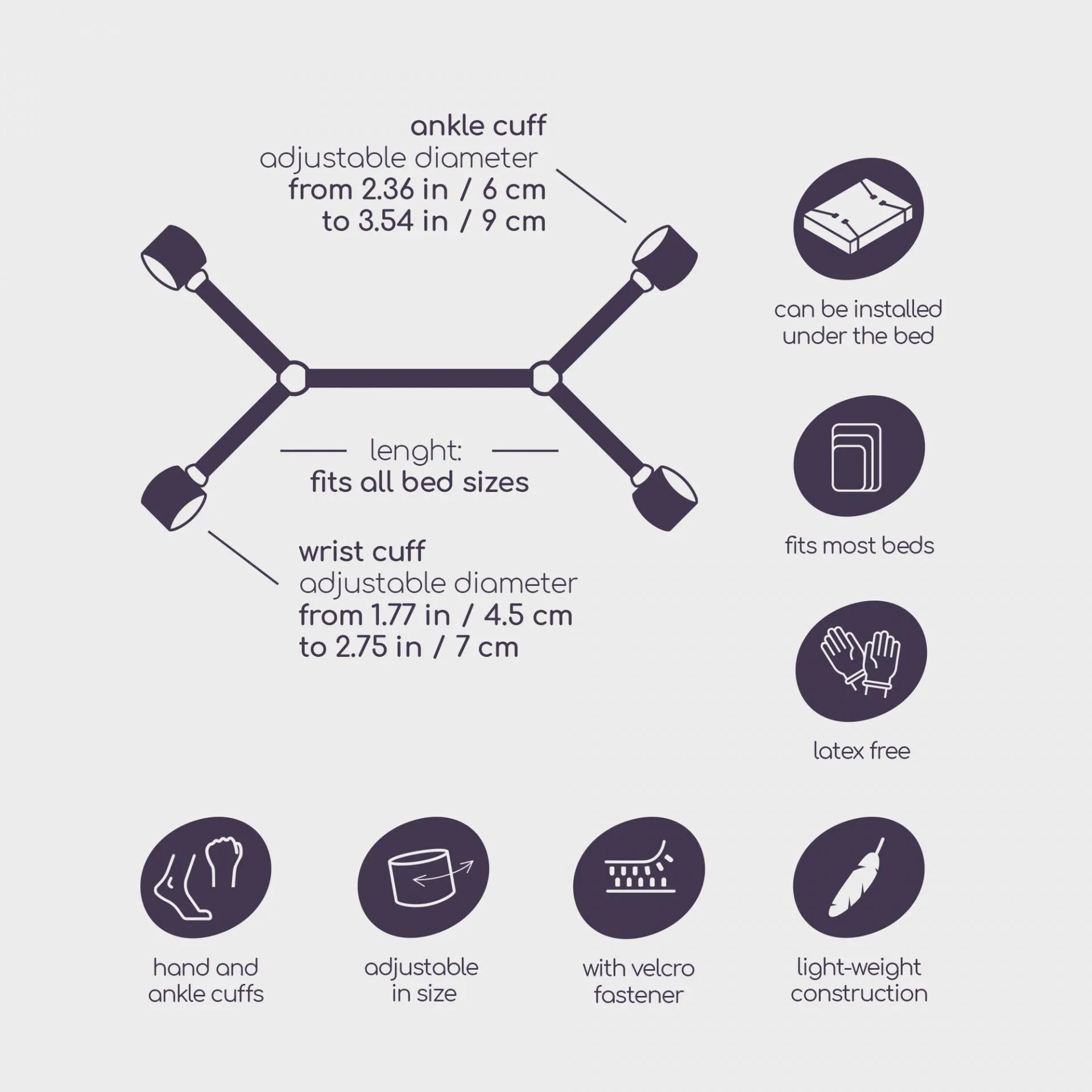 Cinghie Letto - Bed Restraints Kit