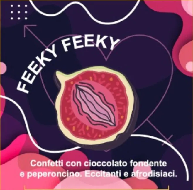 Confetti Feeky Feeky Cioccolato e peperoncino 75g