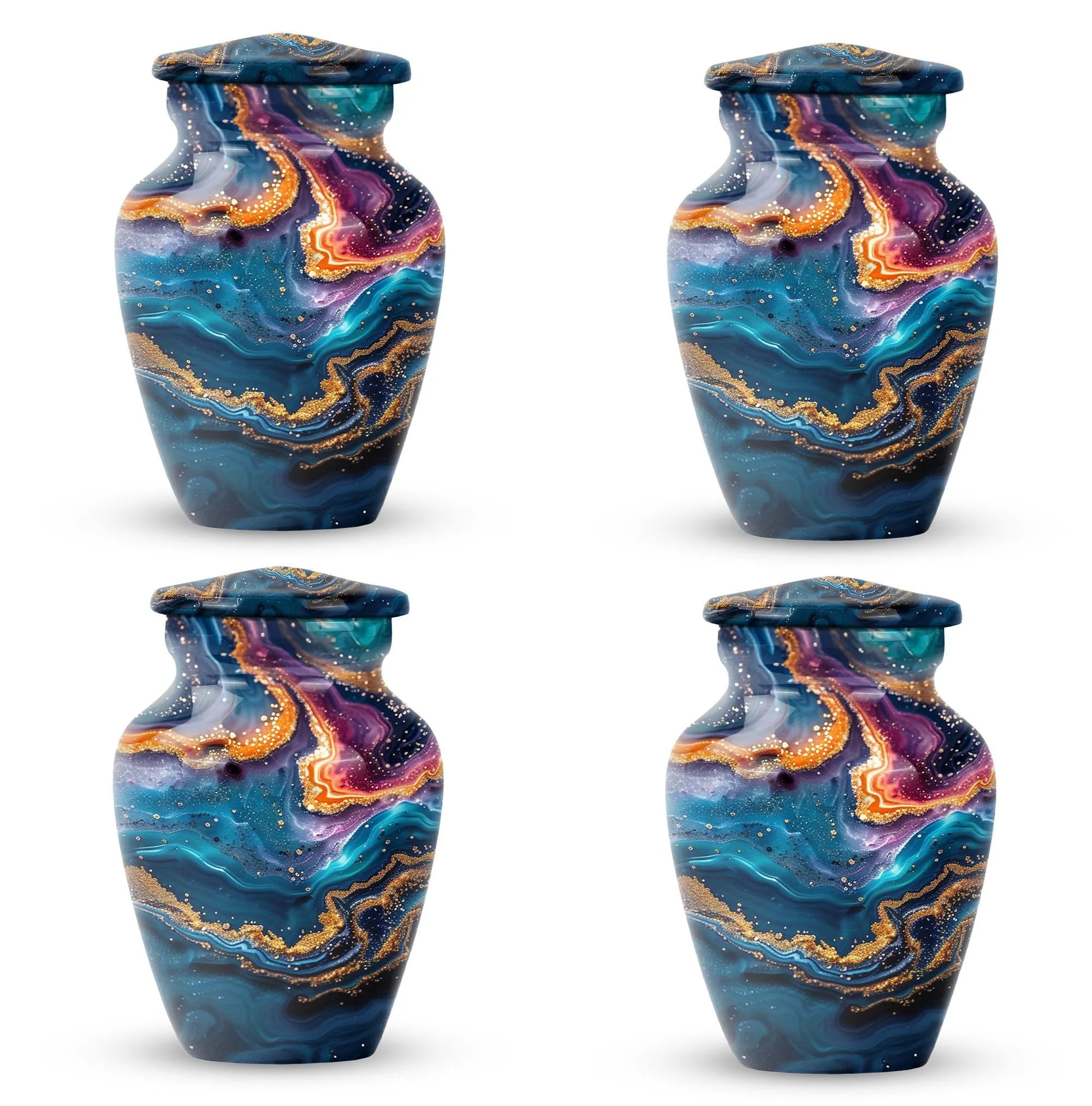 Eternal Embrace Abstract Urn - Timeless Memorial Tribute