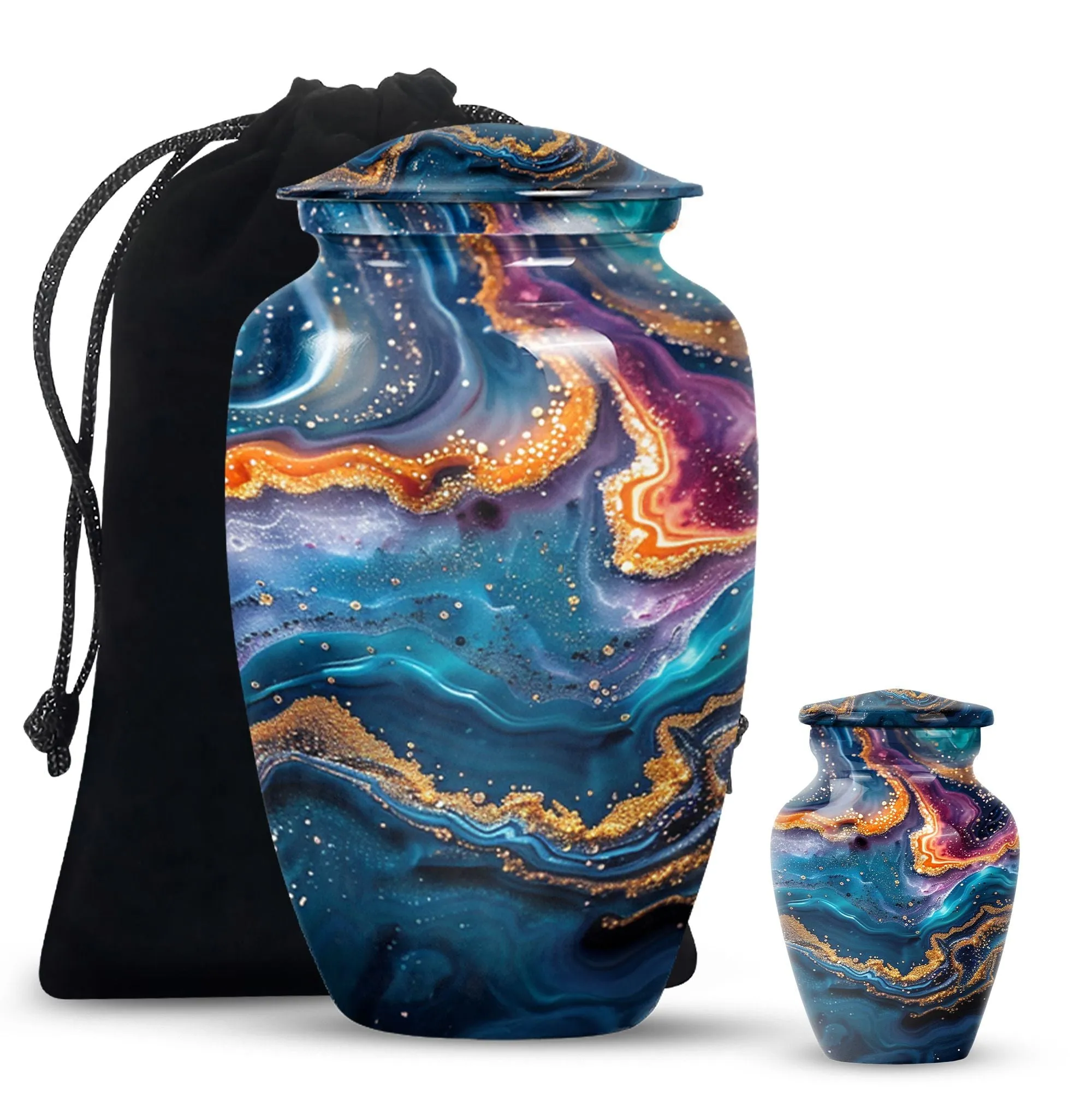 Eternal Embrace Abstract Urn - Timeless Memorial Tribute