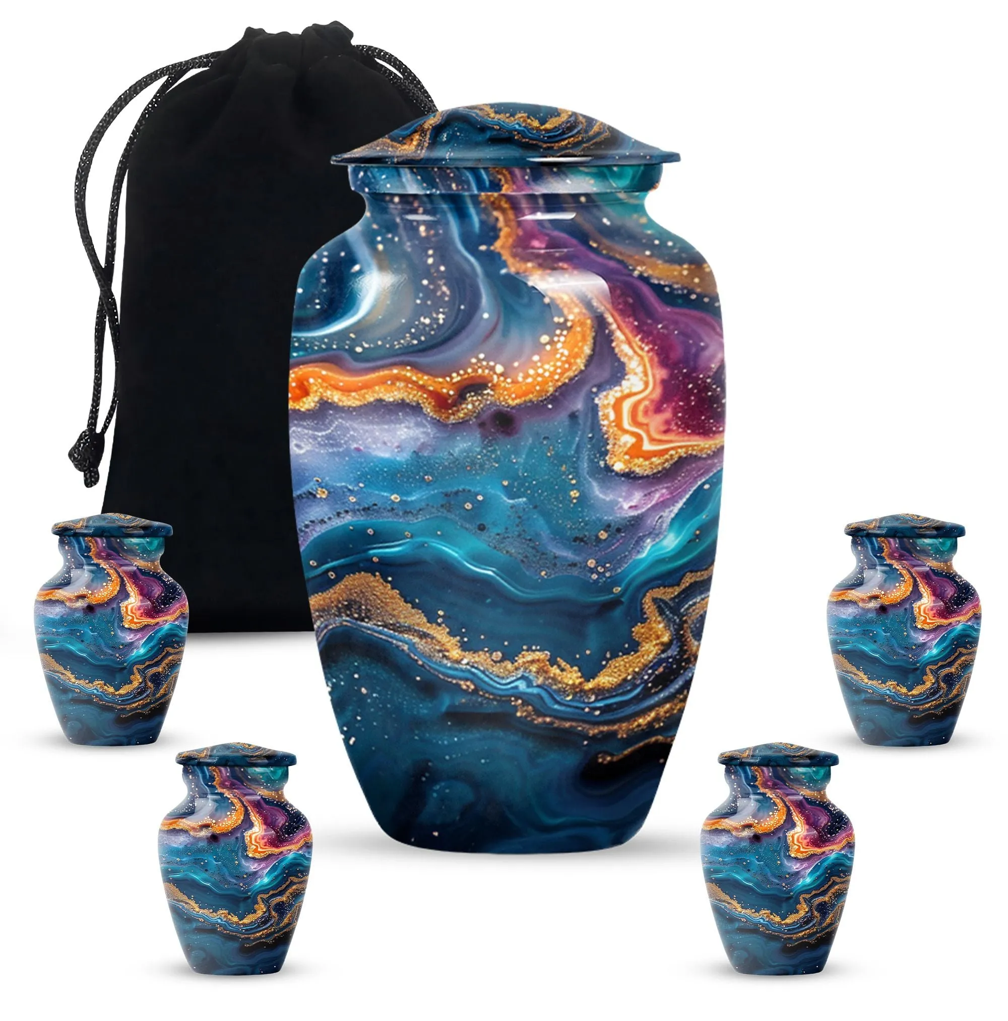Eternal Embrace Abstract Urn - Timeless Memorial Tribute