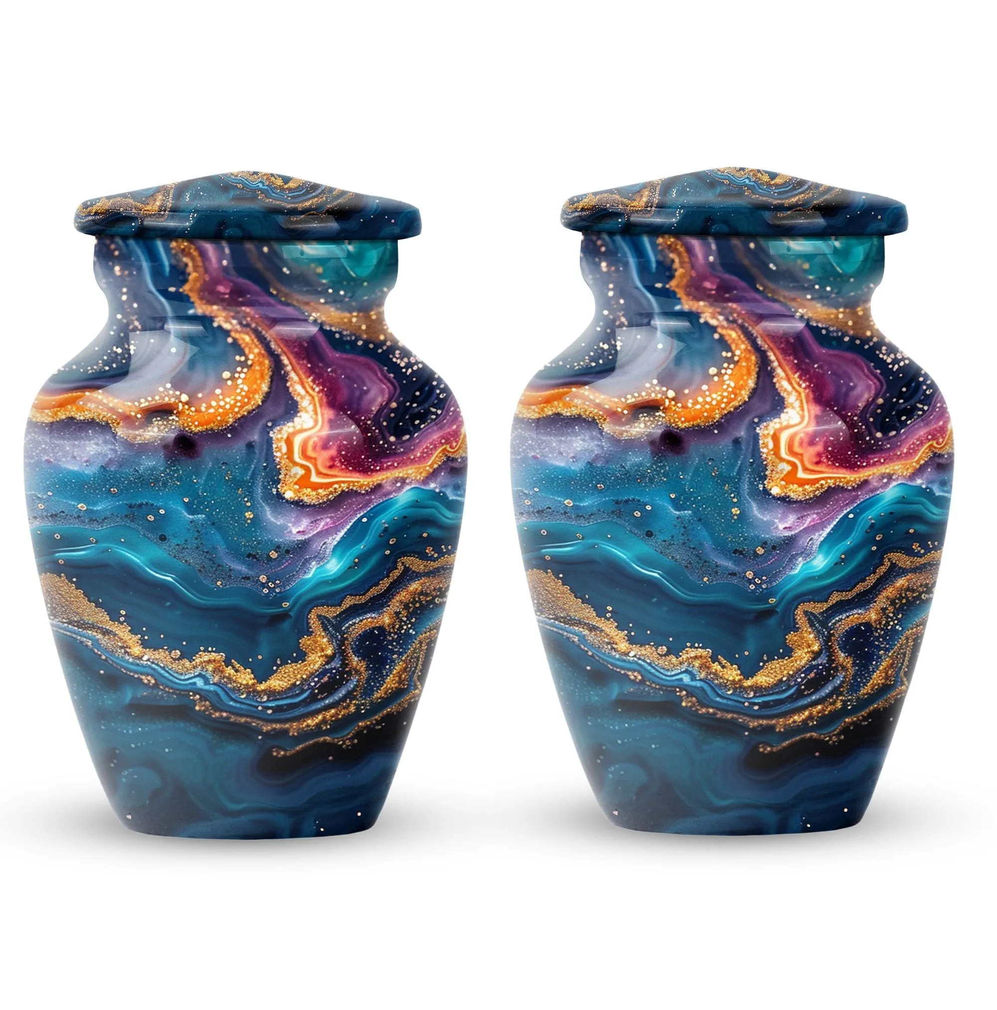 Eternal Embrace Abstract Urn - Timeless Memorial Tribute