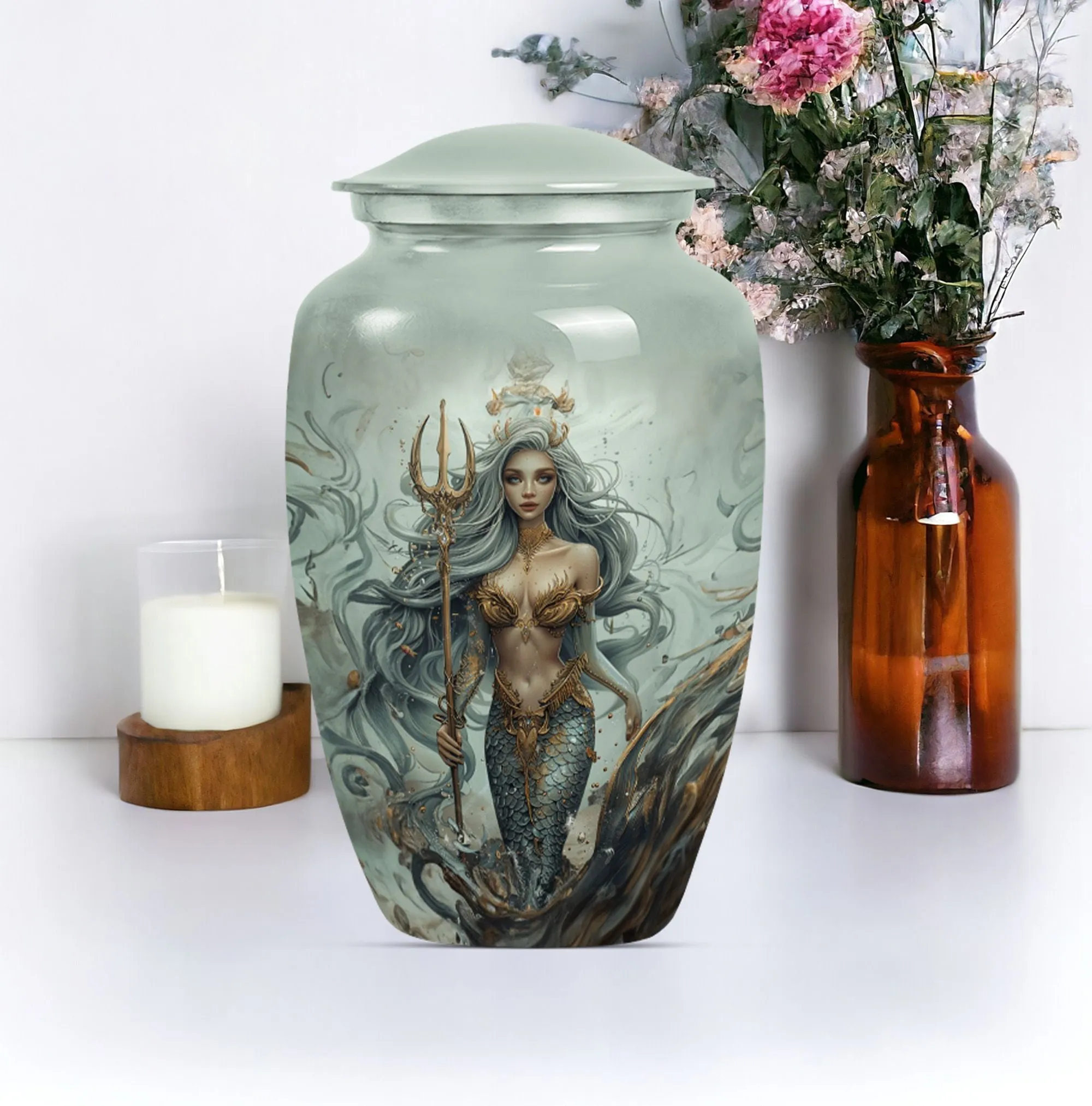 Eternal Harbor Mermaid Urn for Lasting Tribute Of Loved Ones