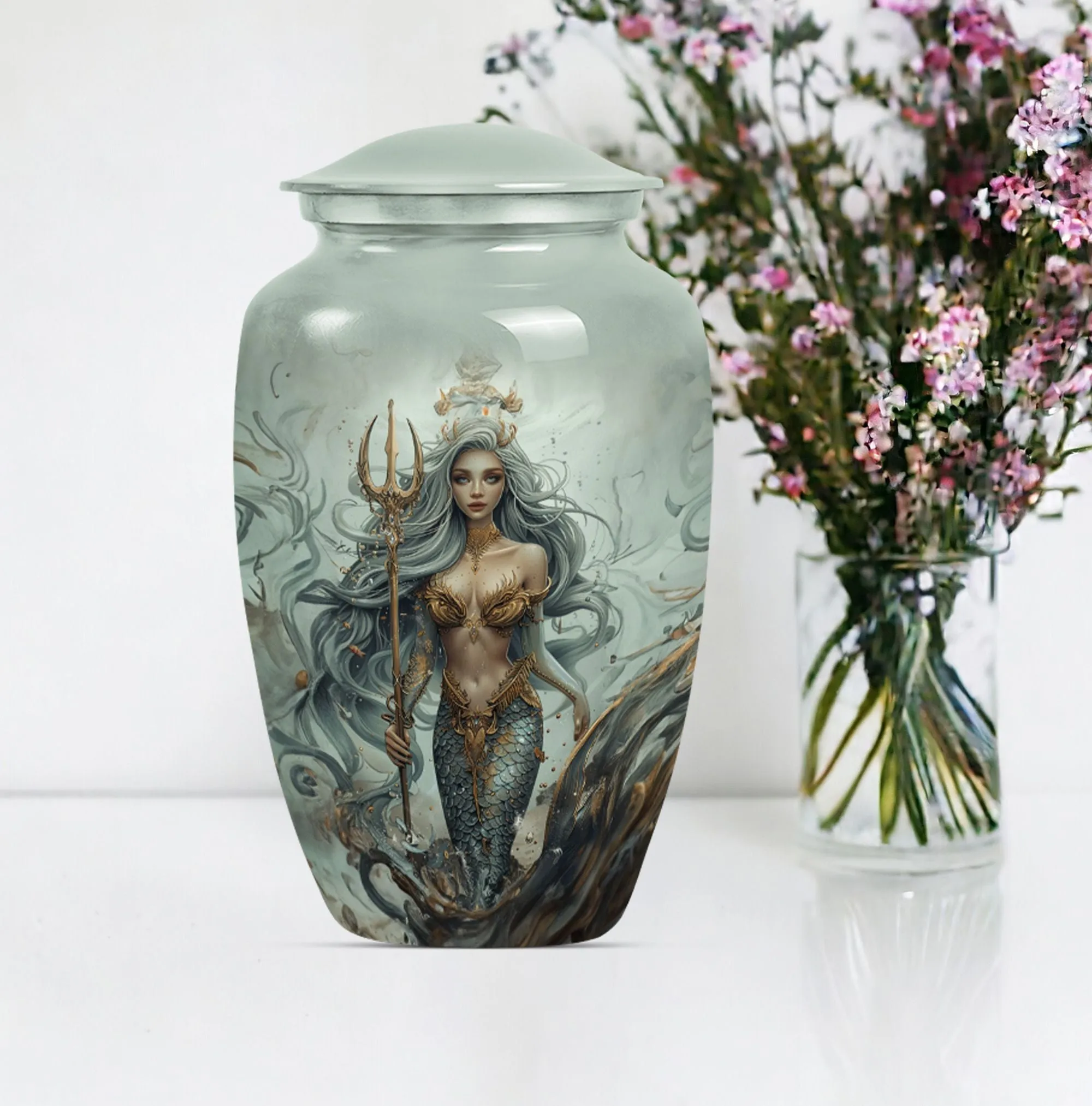 Eternal Harbor Mermaid Urn for Lasting Tribute Of Loved Ones