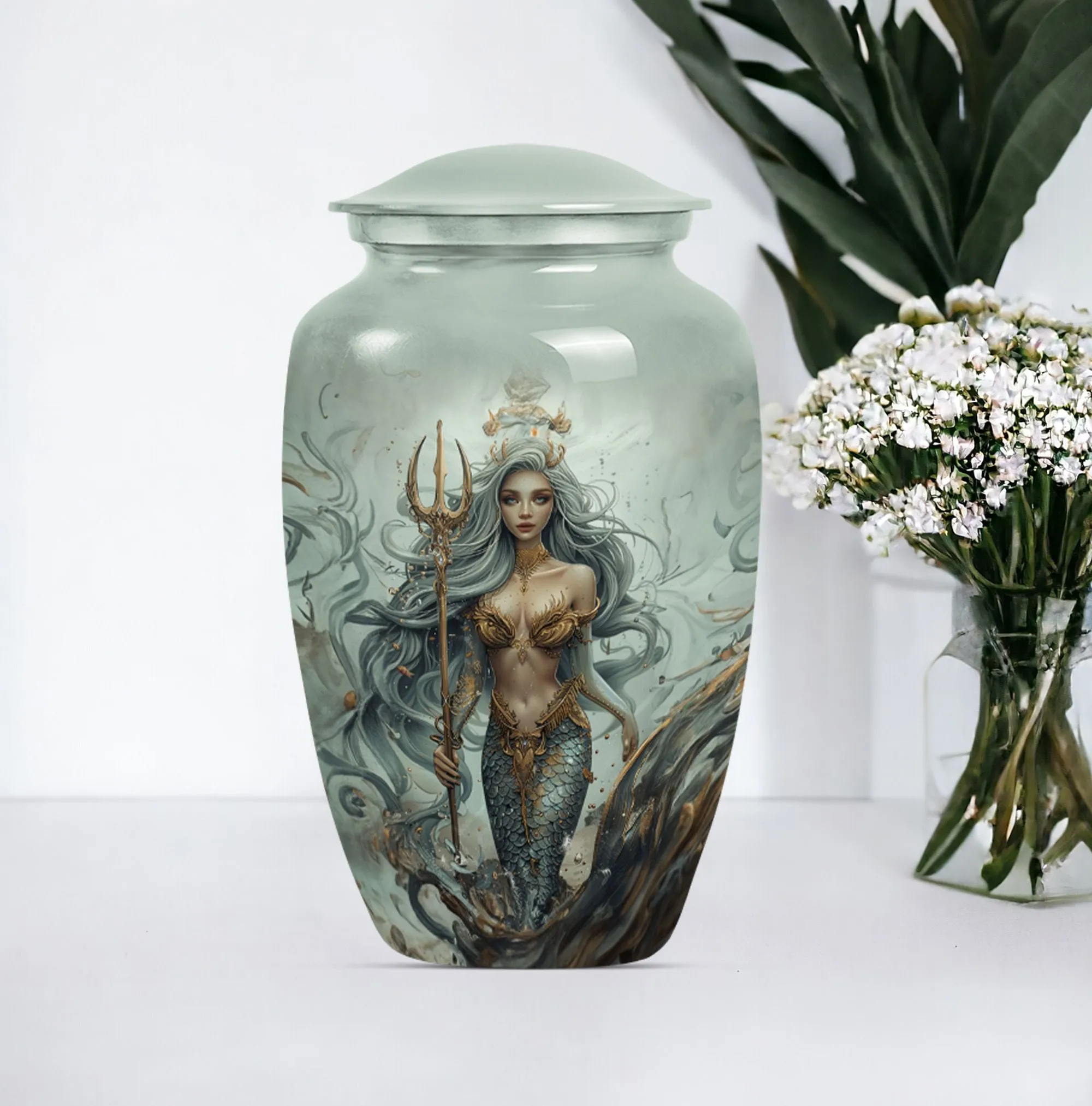 Eternal Harbor Mermaid Urn for Lasting Tribute Of Loved Ones