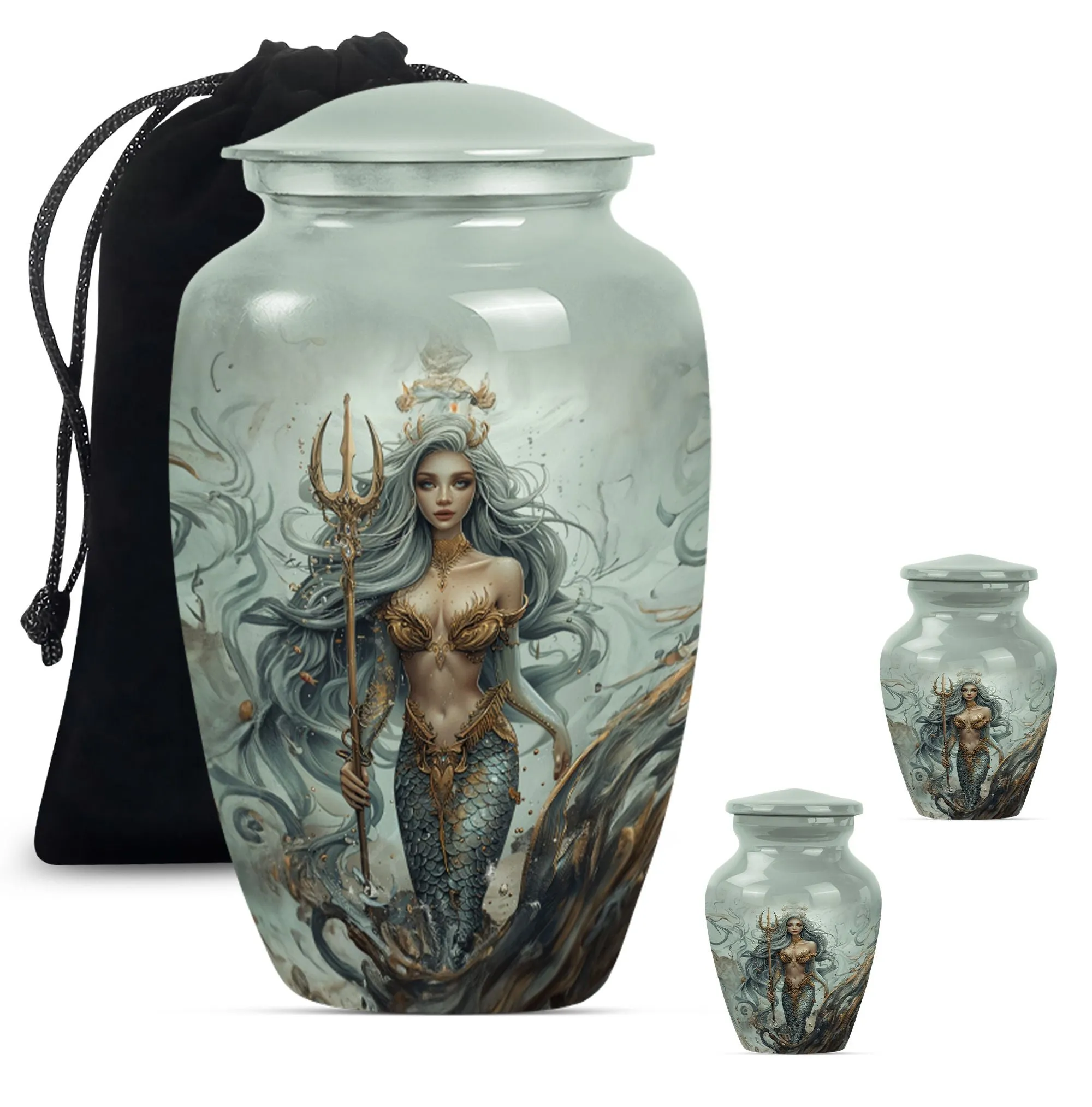 Eternal Harbor Mermaid Urn for Lasting Tribute Of Loved Ones