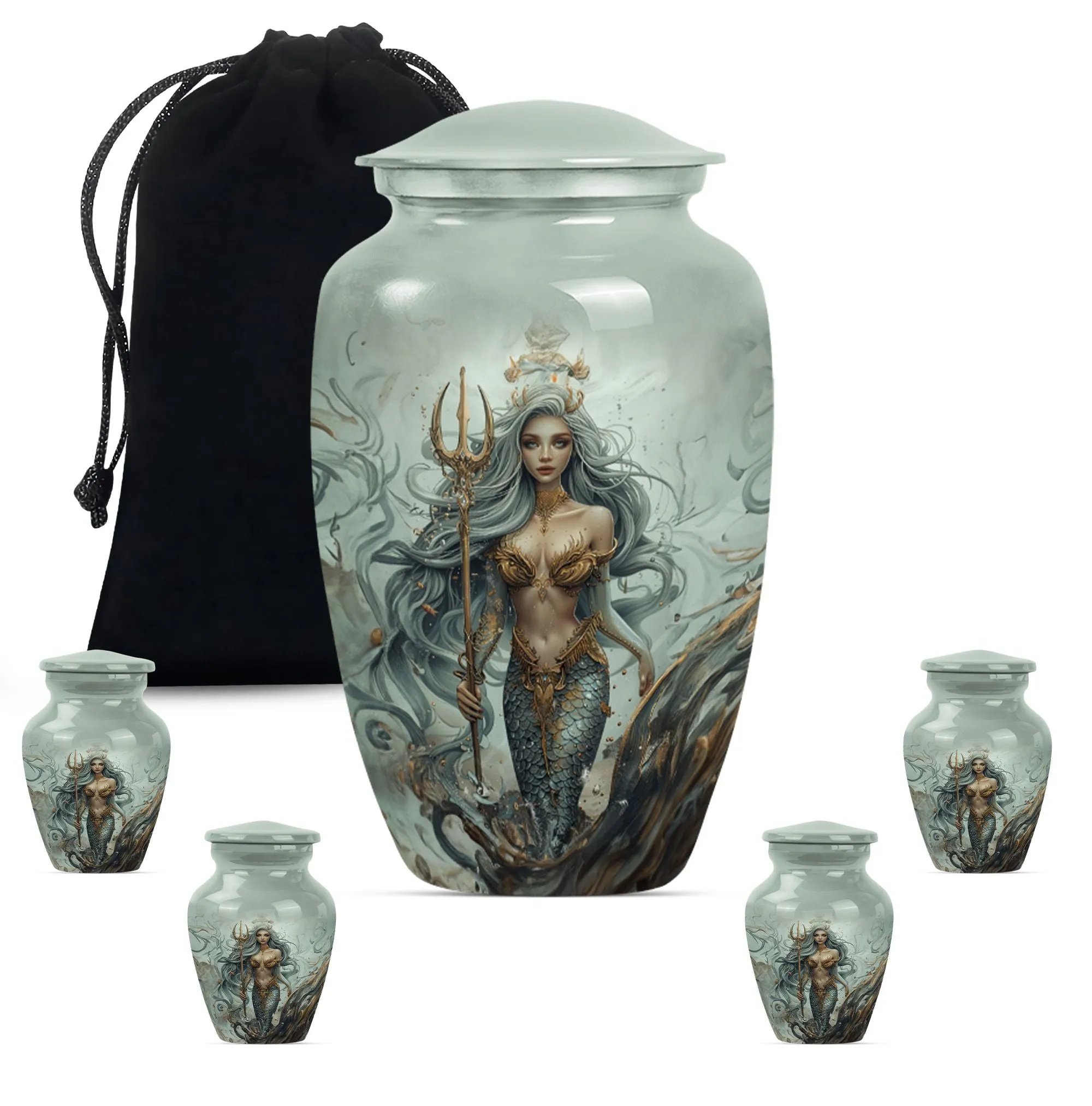 Eternal Harbor Mermaid Urn for Lasting Tribute Of Loved Ones