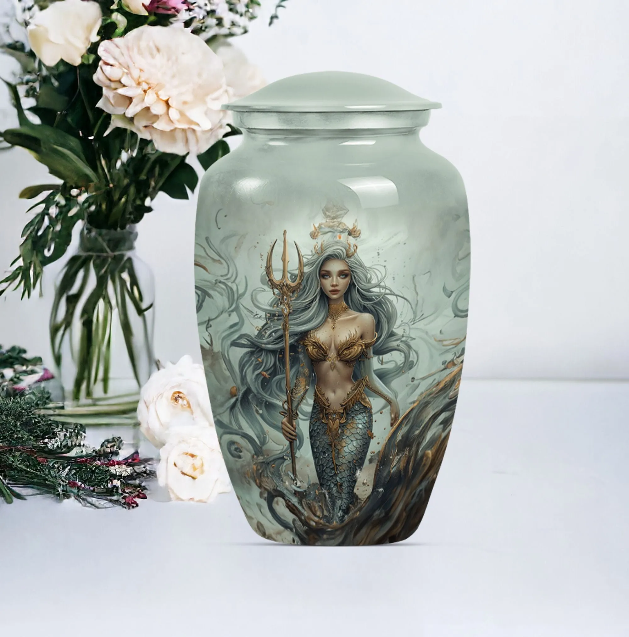 Eternal Harbor Mermaid Urn for Lasting Tribute Of Loved Ones