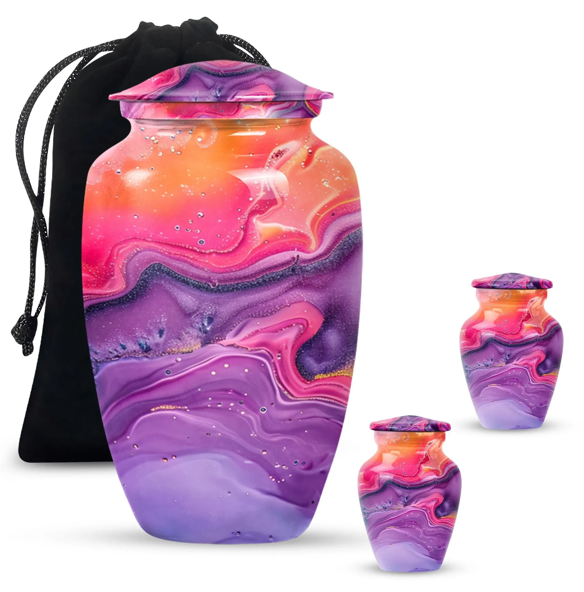 Eternal Rest Abstract Urn - Large Capacity Memorial Tribute