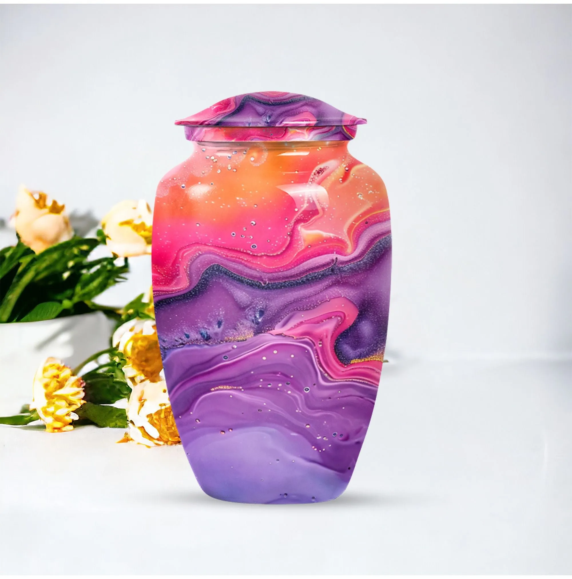 Eternal Rest Abstract Urn - Large Capacity Memorial Tribute