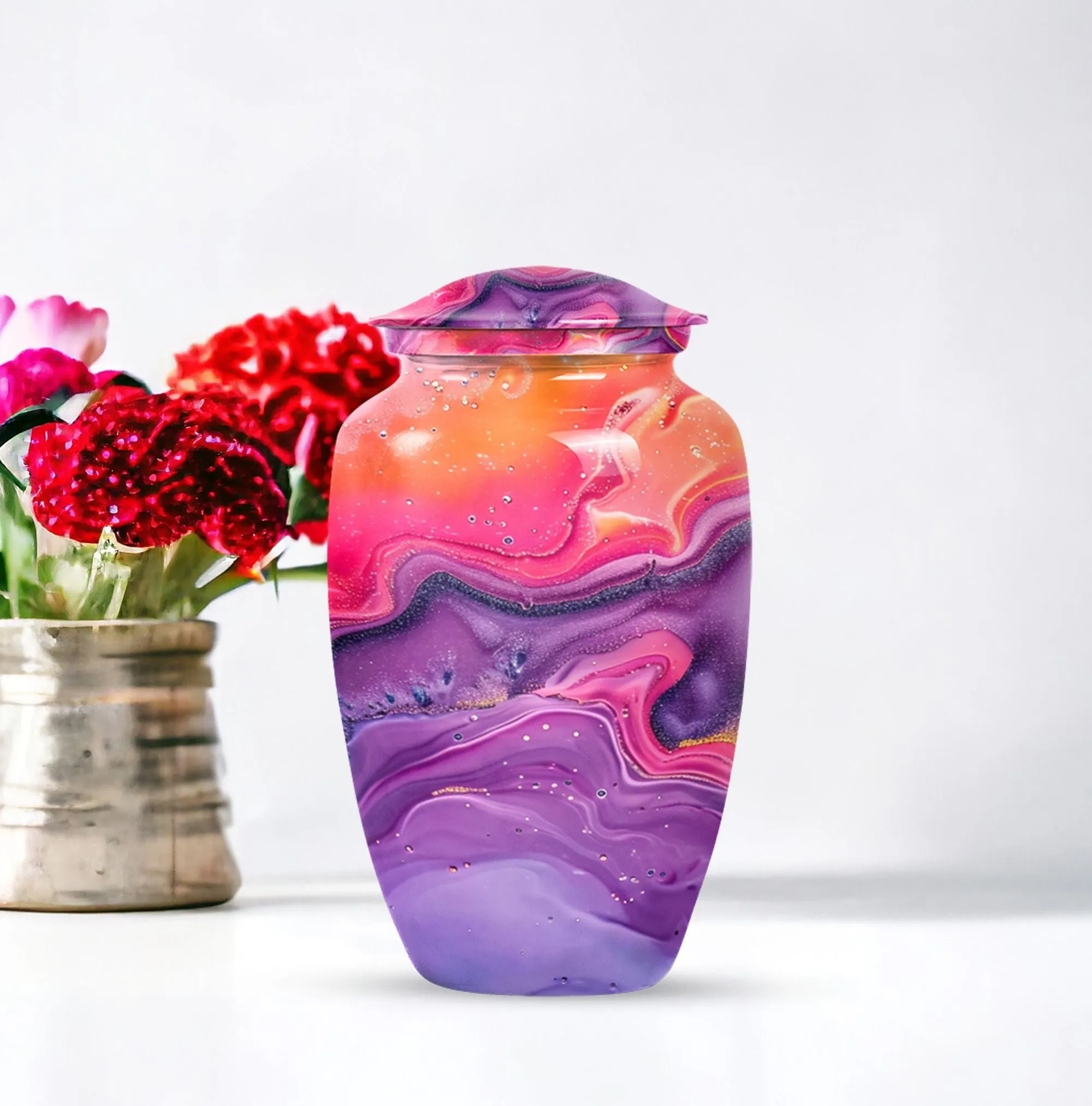 Eternal Rest Abstract Urn - Large Capacity Memorial Tribute