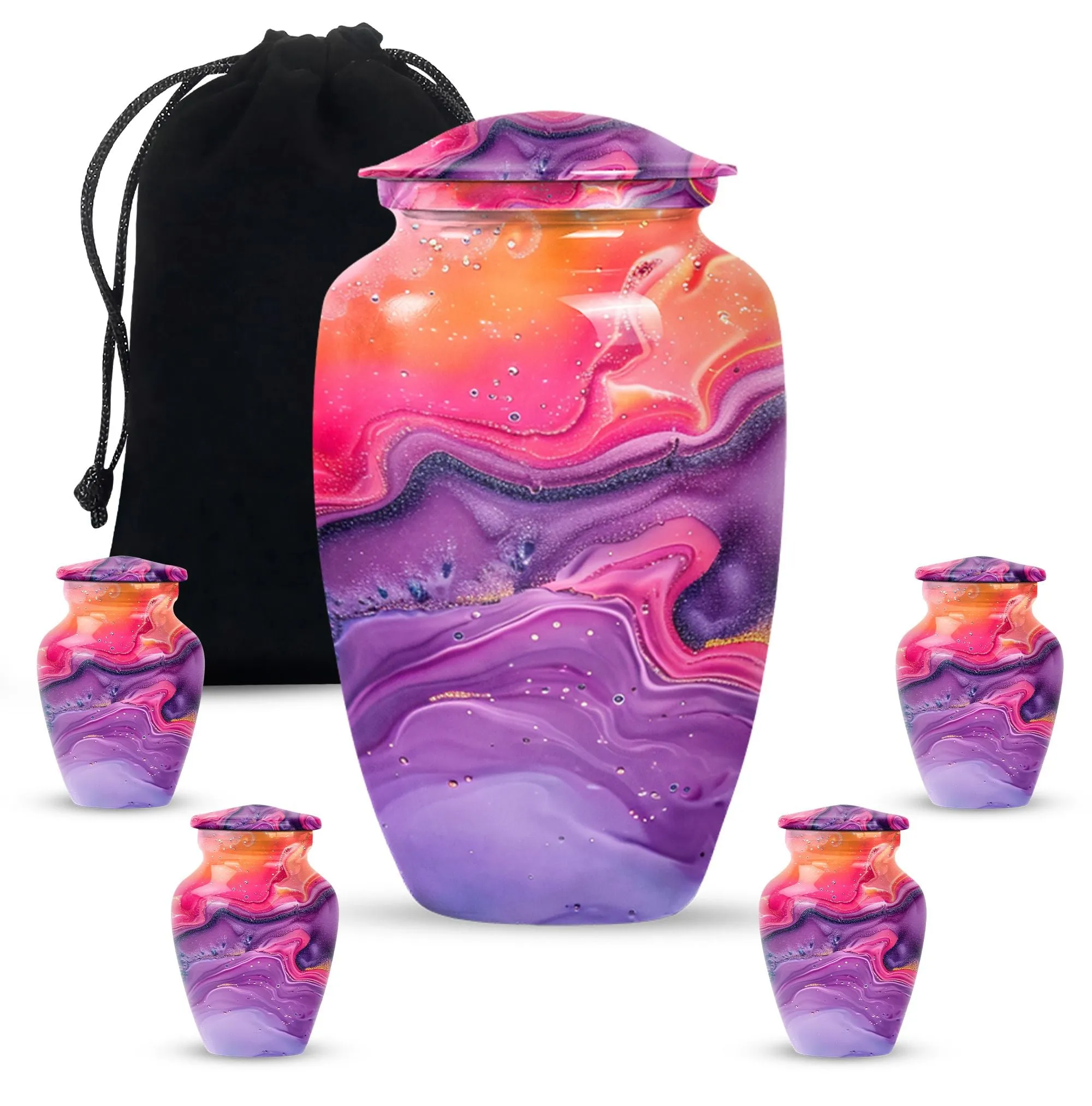 Eternal Rest Abstract Urn - Large Capacity Memorial Tribute