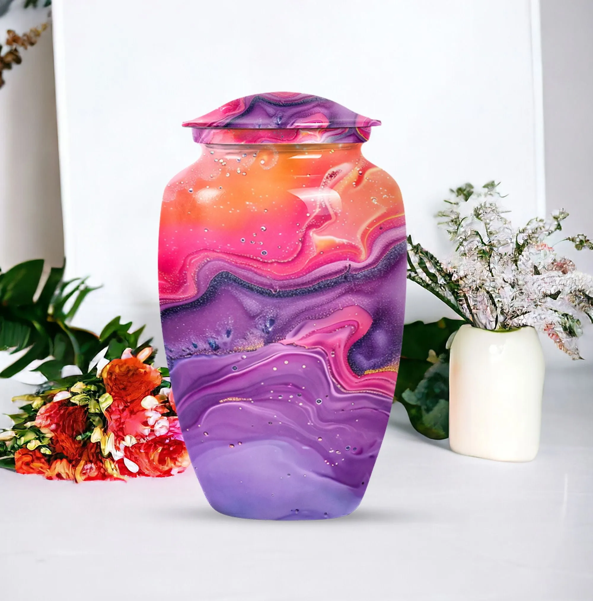 Eternal Rest Abstract Urn - Large Capacity Memorial Tribute