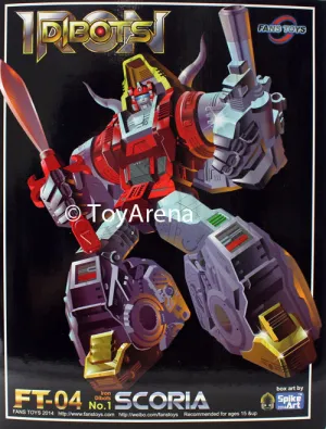 Fans Toys FT-04 Scoria Iron Dibots Action Figure w/ Grimlock Feet Upgrade Piece